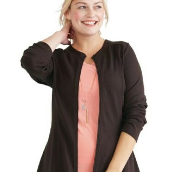 Ruby Ribbon Mink Brown Zip Jacket - Small - Picture 4 of 4